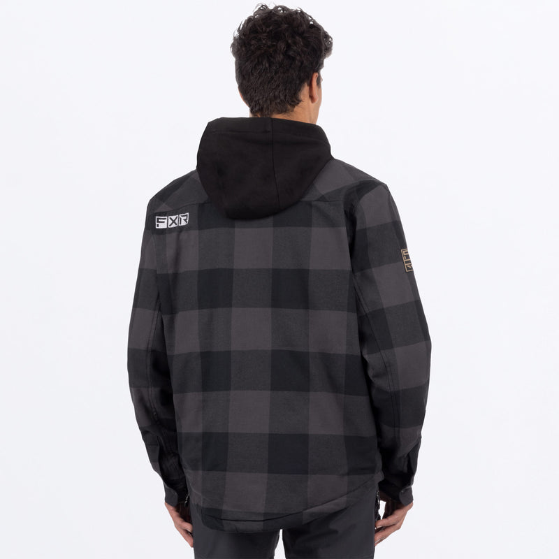 TimberInsulatedFlannel_Jacket_U_CharcoalBlack_231117-_0810_back**hover**