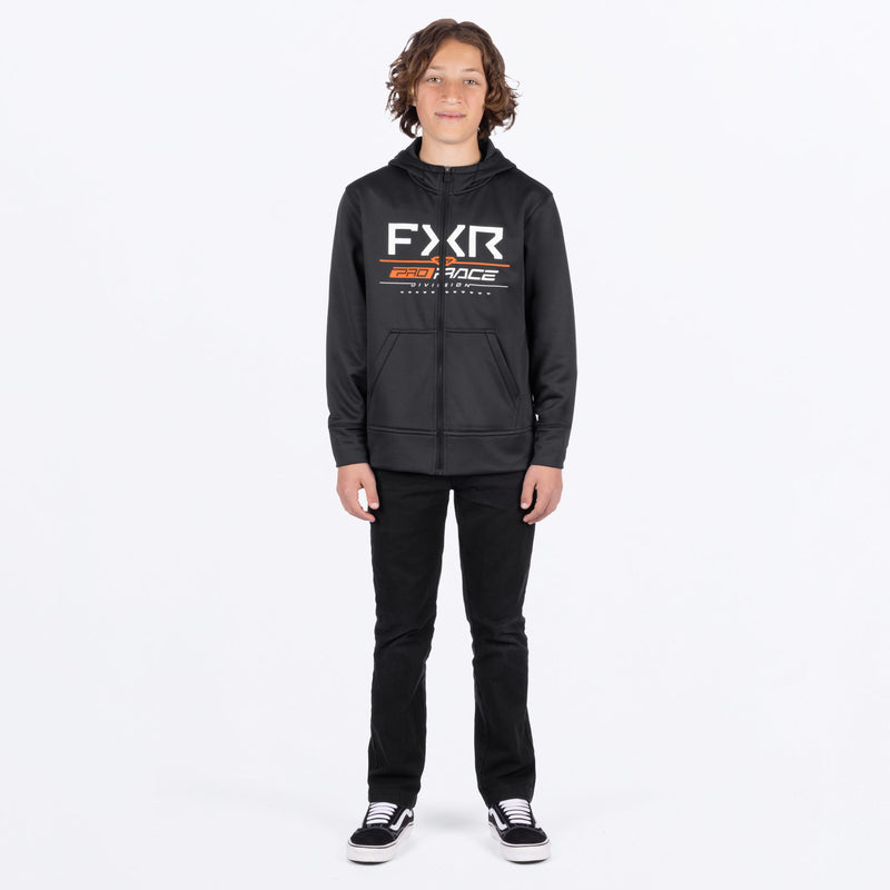 YthRaceDivisionTechZip_Hoodie_BlackOrange_SKU_261504-_1030_Extra1
