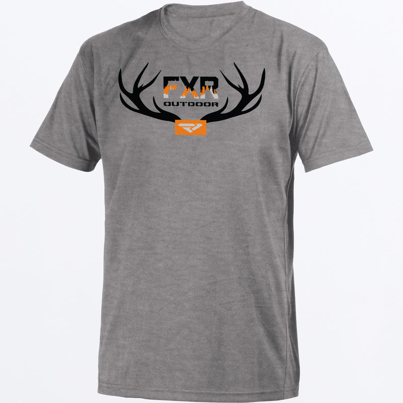 Antler_T-Shirt_M_GreyHeatherOrange-202075-0730