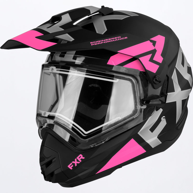 Torque X Evo Hjelm med elektrisk visir og solbeskyttelse