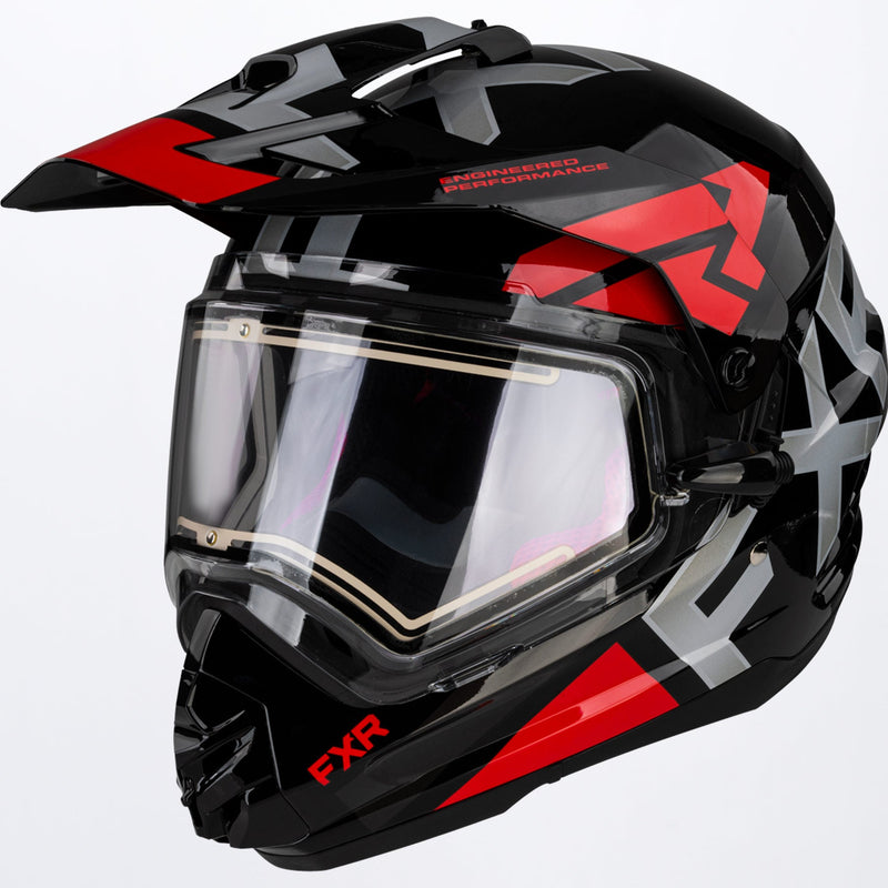 Torque X Evo Hjelm med elektrisk visir og solbeskyttelse