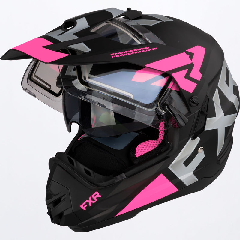 Torque X Evo Hjelm med elektrisk visir og solbeskyttelse