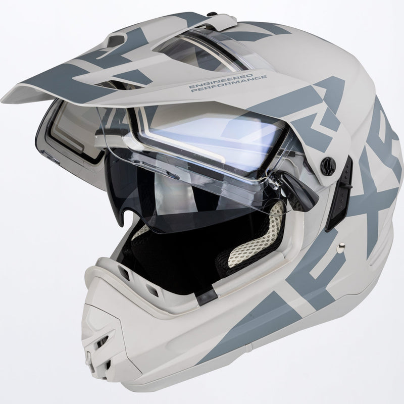 Torque X Evo Hjelm med elektrisk visir og solbeskyttelse
