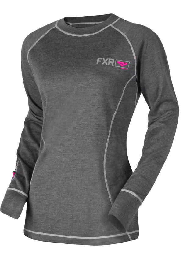 Naisten pitkähihainen Vapour 50% Merino LS Top hihaton aluspaita kypärähupulla