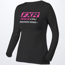 Naisten pitkähihainen Race Division t-paita