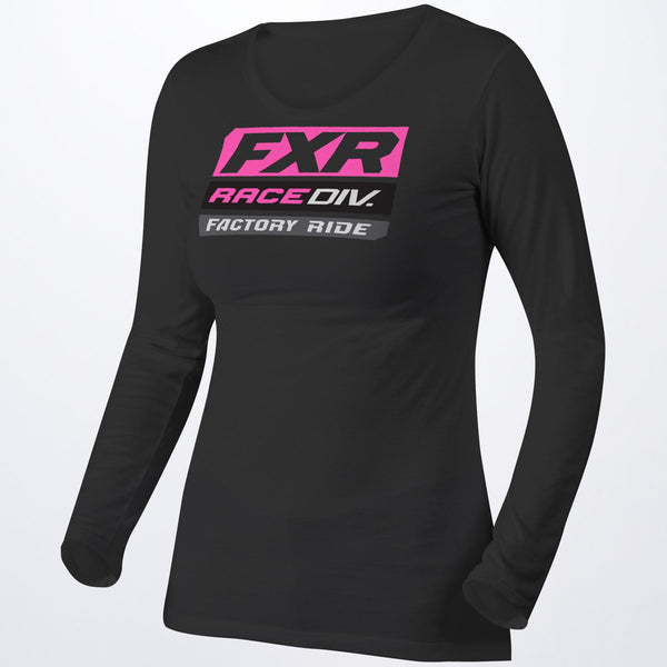 Naisten pitkähihainen Race Division t-paita