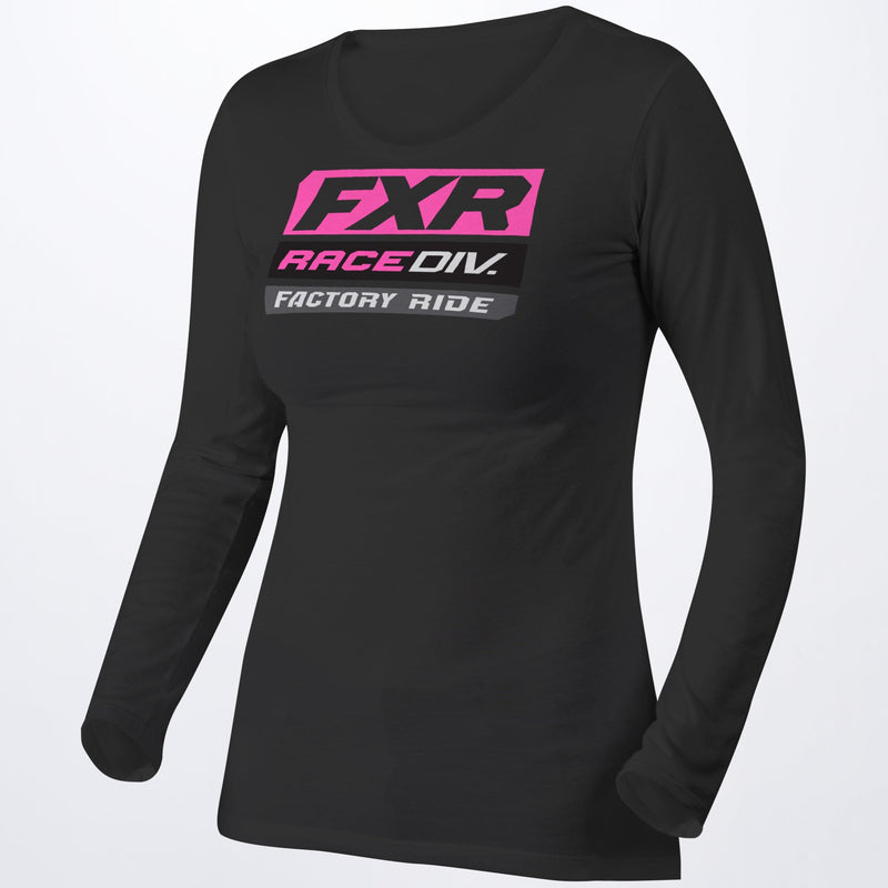 Naisten pitkähihainen Race Division t-paita