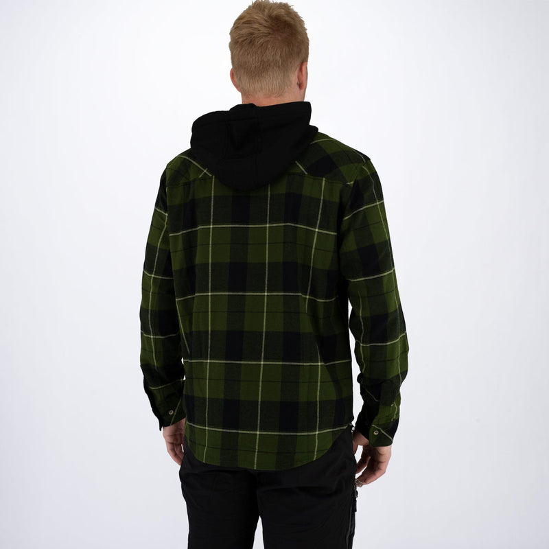 Miesten hupullinen Timber Hooded Flannel pusero