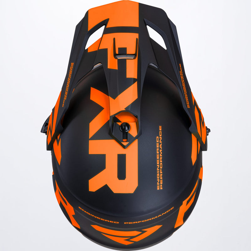 Torque X Team-hjelm med elektrisk visir og solbeskyttelse