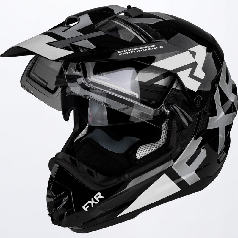 Torque X Evo Hjelm med elektrisk visir og solbeskyttelse