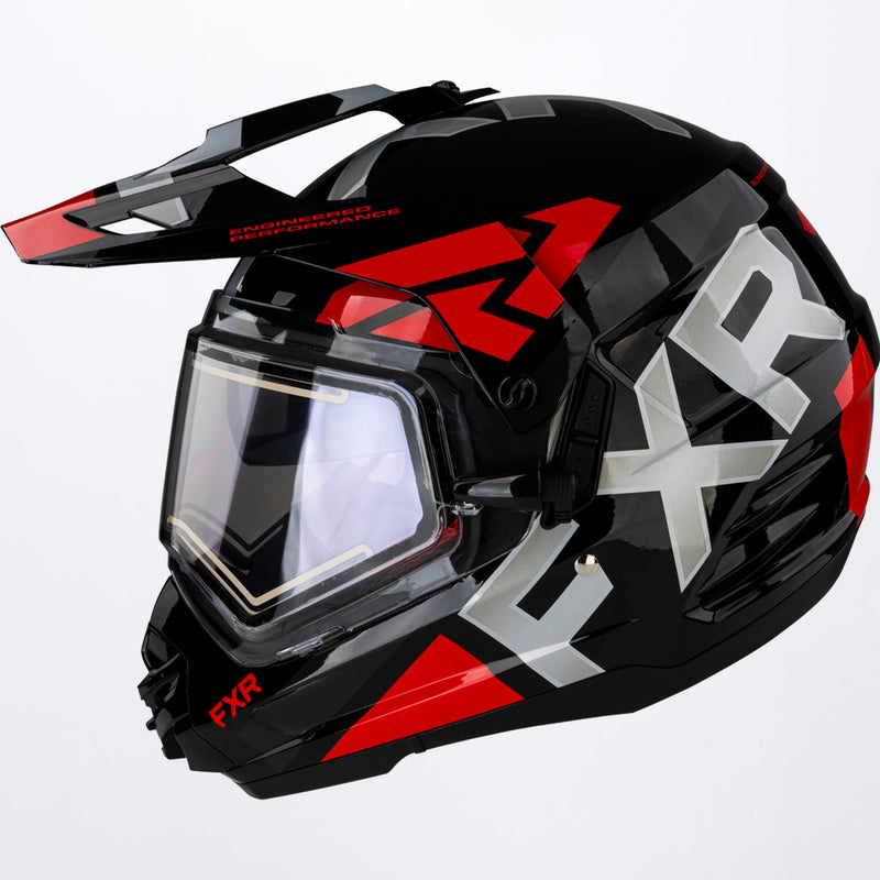 Torque X Evo Hjelm med elektrisk visir og solbeskyttelse
