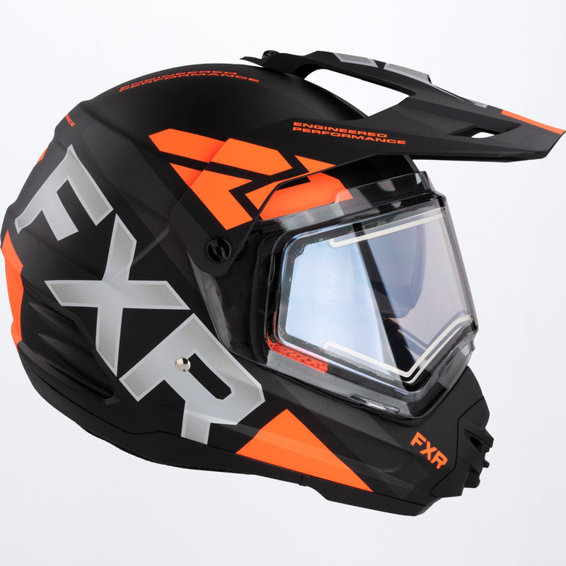 Torque X Evo Hjelm med elektrisk visir og solbeskyttelse