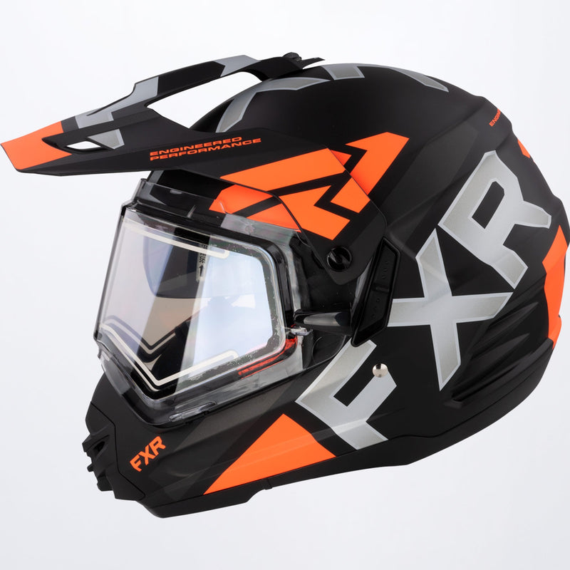 Torque X Evo Hjelm med elektrisk visir og solbeskyttelse