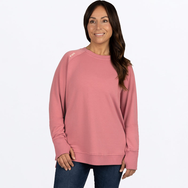 Dame Side Star Crewneck Pullover Sweater