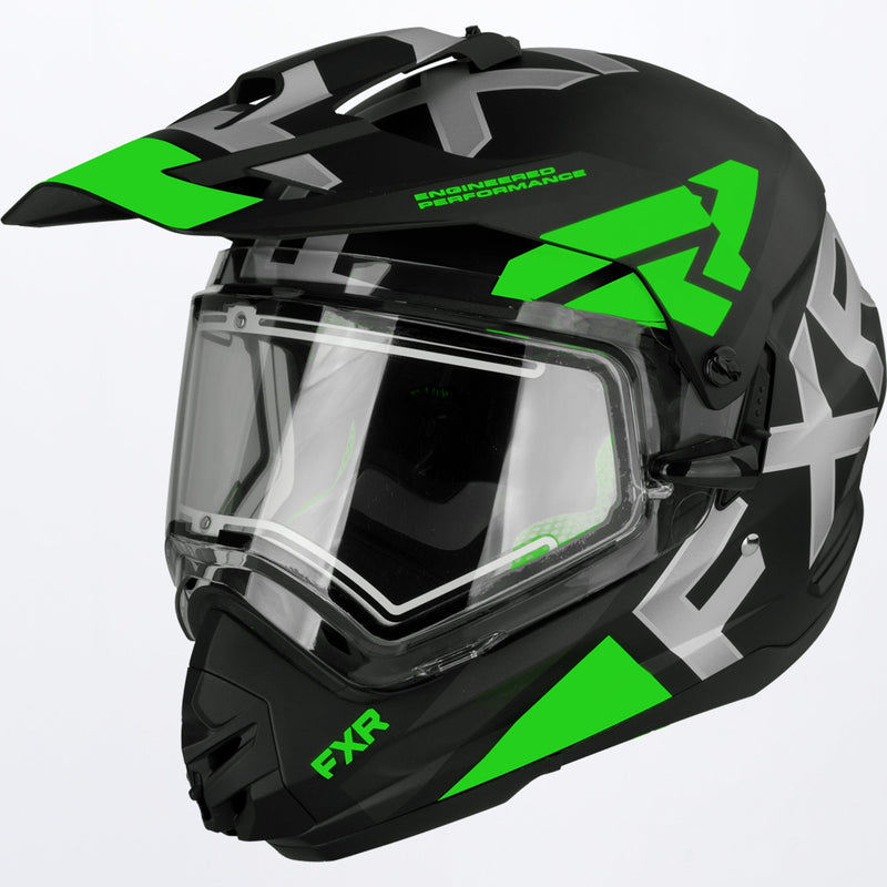 Torque X Evo Hjelm med elektrisk visir og solbeskyttelse