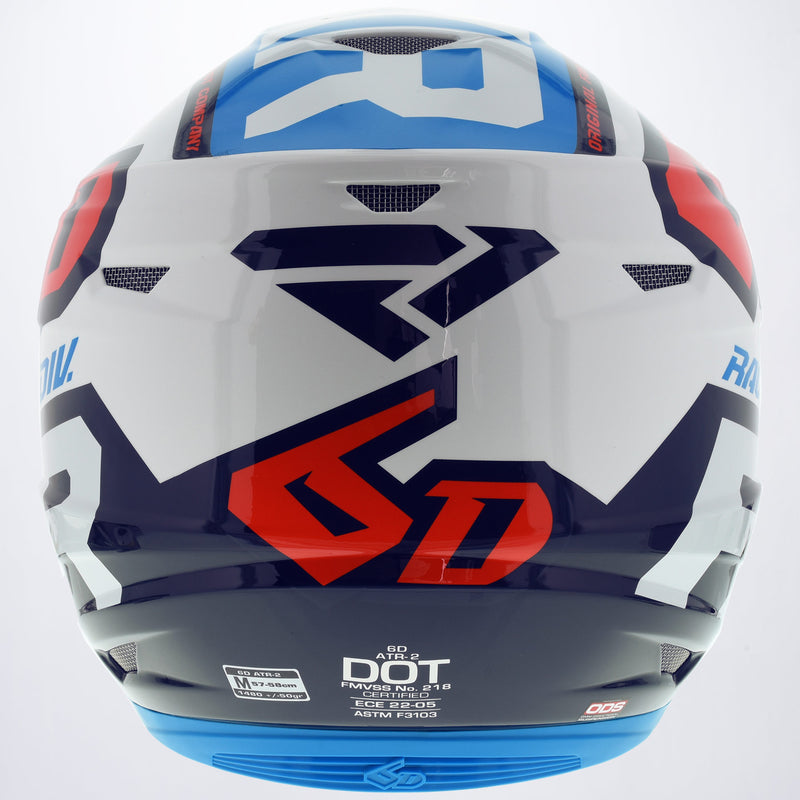 6DRaceDiv_Helmet_WhiteNavyBlueNukeRed_200600-0145-_Back