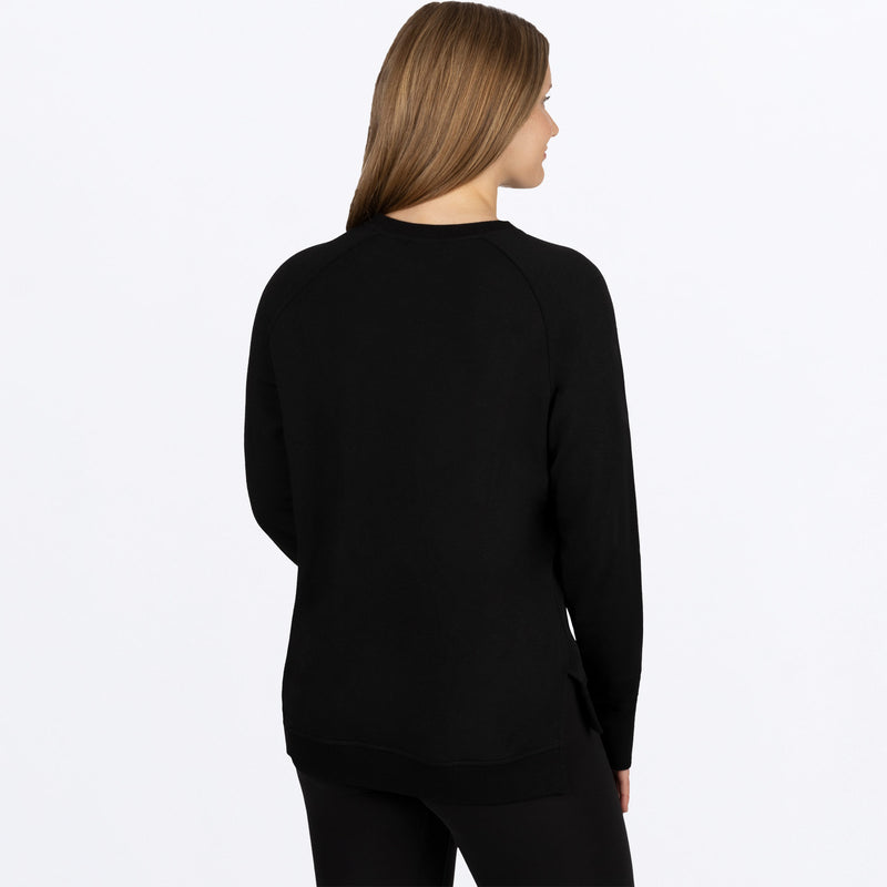 Dame Side Star Crewneck Pullover Sweater