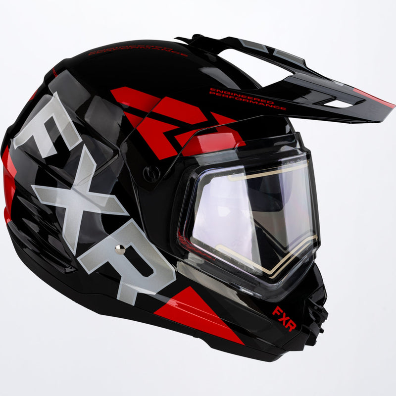 Torque X Evo Hjelm med elektrisk visir og solbeskyttelse