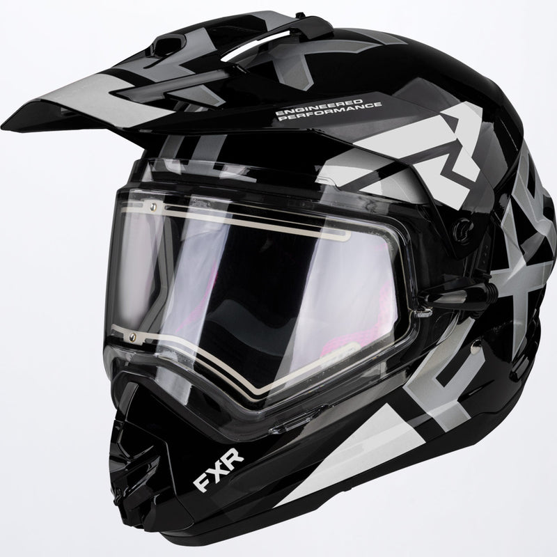 Torque X Evo Hjelm med elektrisk visir og solbeskyttelse