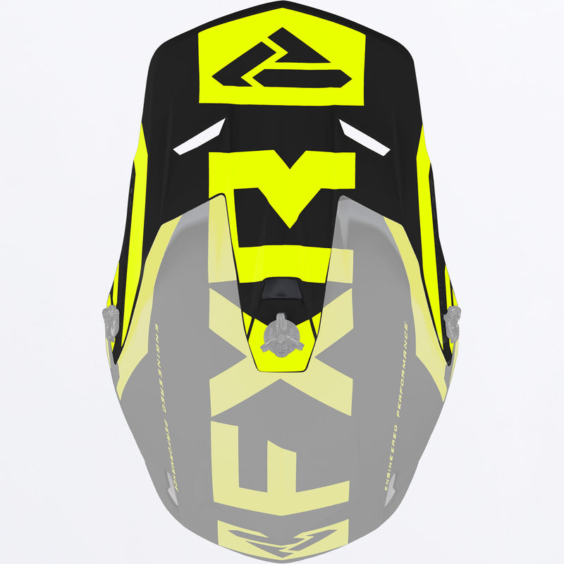 ClutchEvoLE_HelmetPeak_BlackHiVis_221729-_1065_front