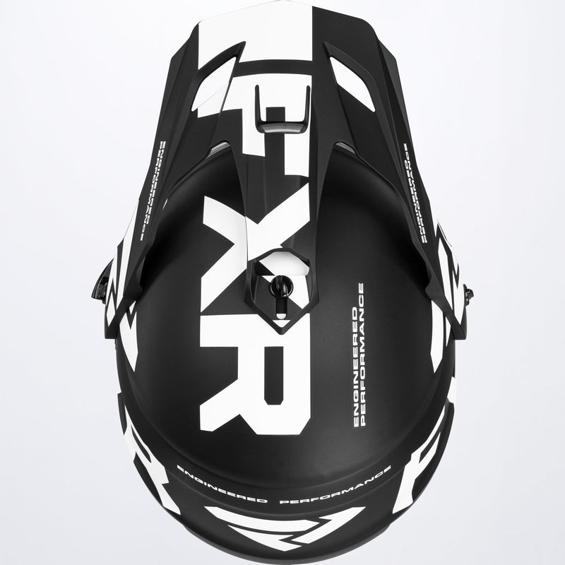 Torque X Team-hjelm med elektrisk visir og solbeskyttelse