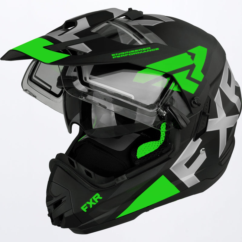 Torque X Evo Hjelm med elektrisk visir og solbeskyttelse