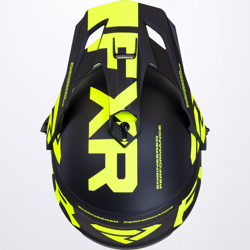 Torque X Team-hjelm med elektrisk visir og solbeskyttelse