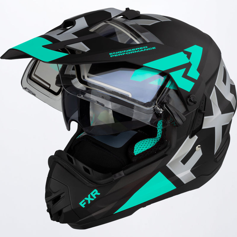 Torque X Evo Hjelm med elektrisk visir og solbeskyttelse