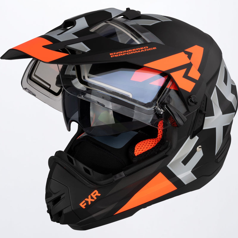 Torque X Evo Hjelm med elektrisk visir og solbeskyttelse