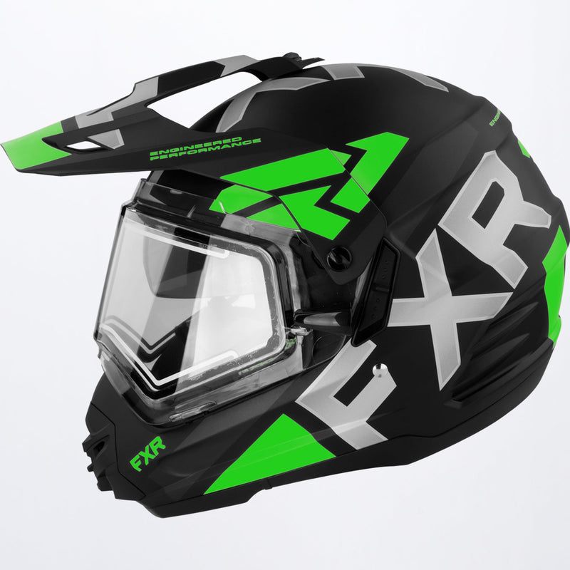 Torque X Evo Hjelm med elektrisk visir og solbeskyttelse