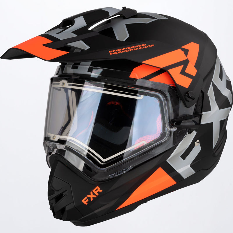 Torque X Evo Hjelm med elektrisk visir og solbeskyttelse
