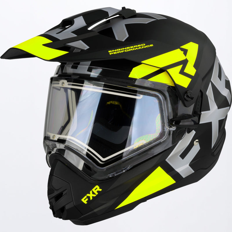 Torque X Evo Hjelm med elektrisk visir og solbeskyttelse
