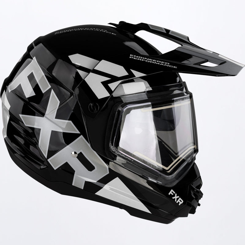 Torque X Evo Hjelm med elektrisk visir og solbeskyttelse