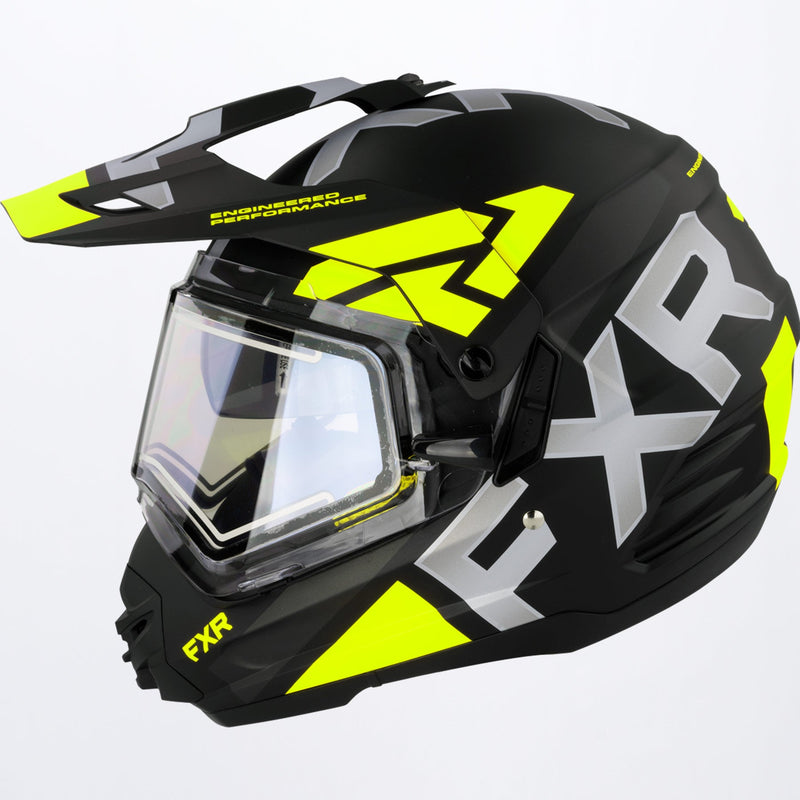 Torque X Evo Hjelm med elektrisk visir og solbeskyttelse