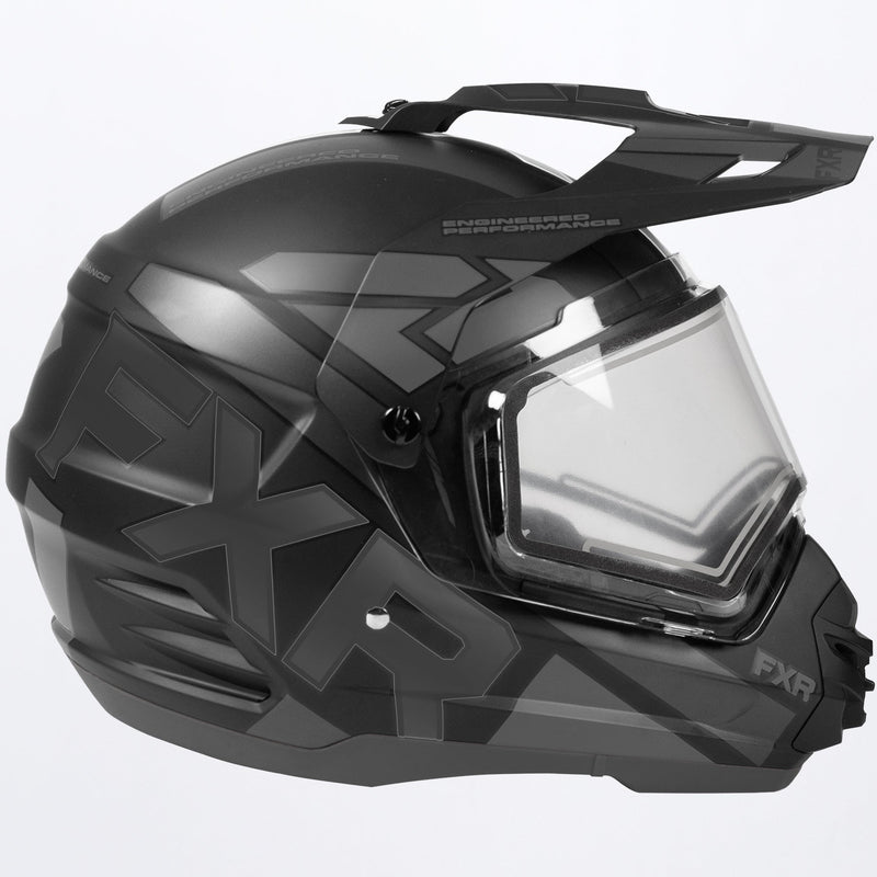 Torque X Evo Hjelm med elektrisk visir og solbeskyttelse