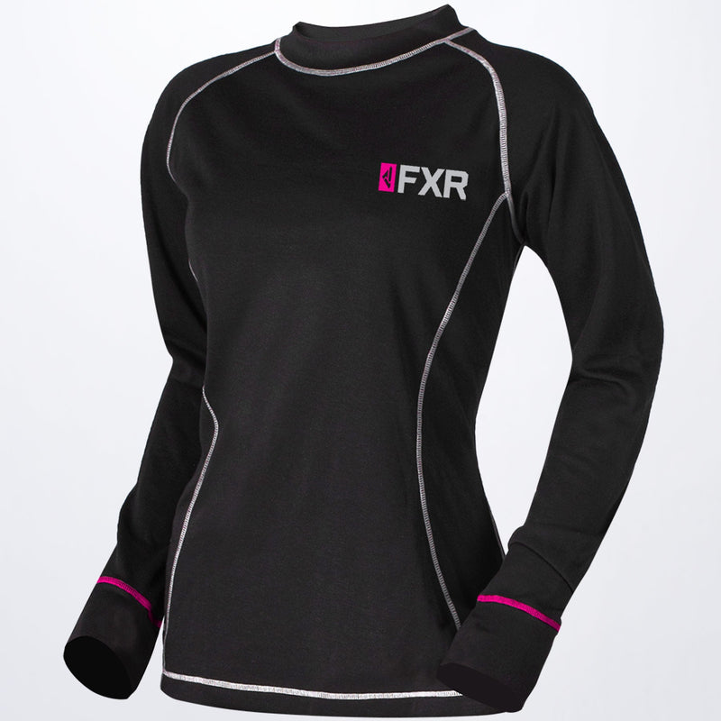 Naisten pitkähihainen, 20% merino Vapour paita