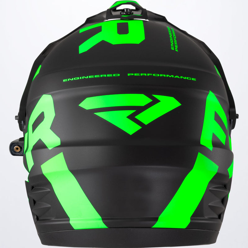 Torque X Team-hjelm med elektrisk visir og solbeskyttelse