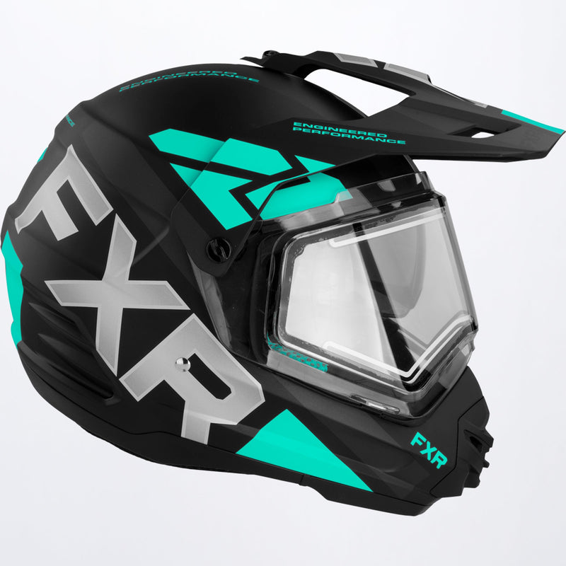 Torque X Evo Hjelm med elektrisk visir og solbeskyttelse