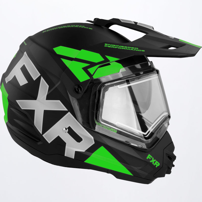 Torque X Evo Hjelm med elektrisk visir og solbeskyttelse