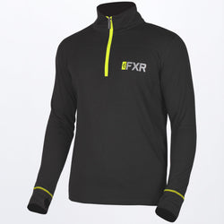 Miesten pitkähihainen 20% Merino Vapour paita 1/4 vetoketjulla