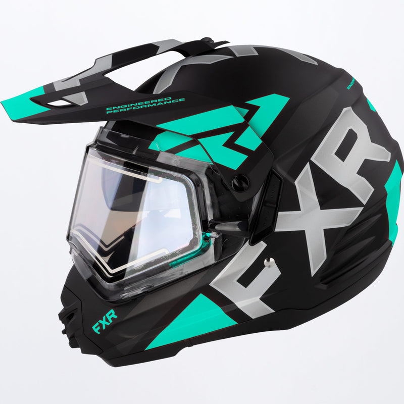 Torque X Evo Hjelm med elektrisk visir og solbeskyttelse