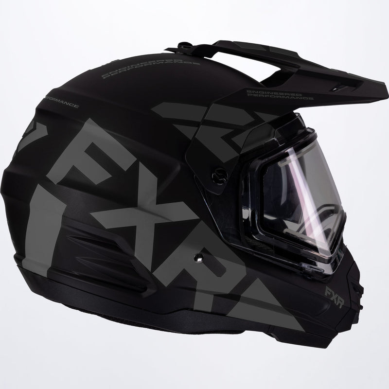 Torque X Team-hjelm med elektrisk visir og solbeskyttelse