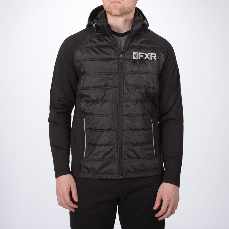 Herr - Evo Quilted Zip-Up Hoodie