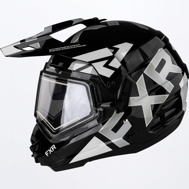 Torque X Evo Hjelm med elektrisk visir og solbeskyttelse