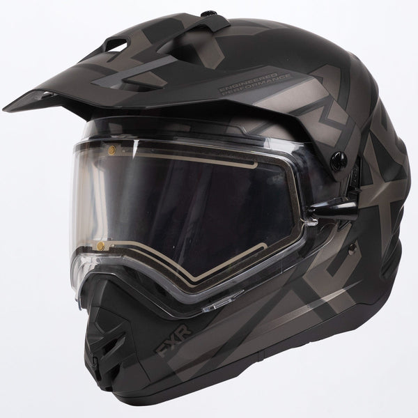 Torque X Evo Hjelm med elektrisk visir og solbeskyttelse